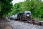 A local departs Montview Yard 